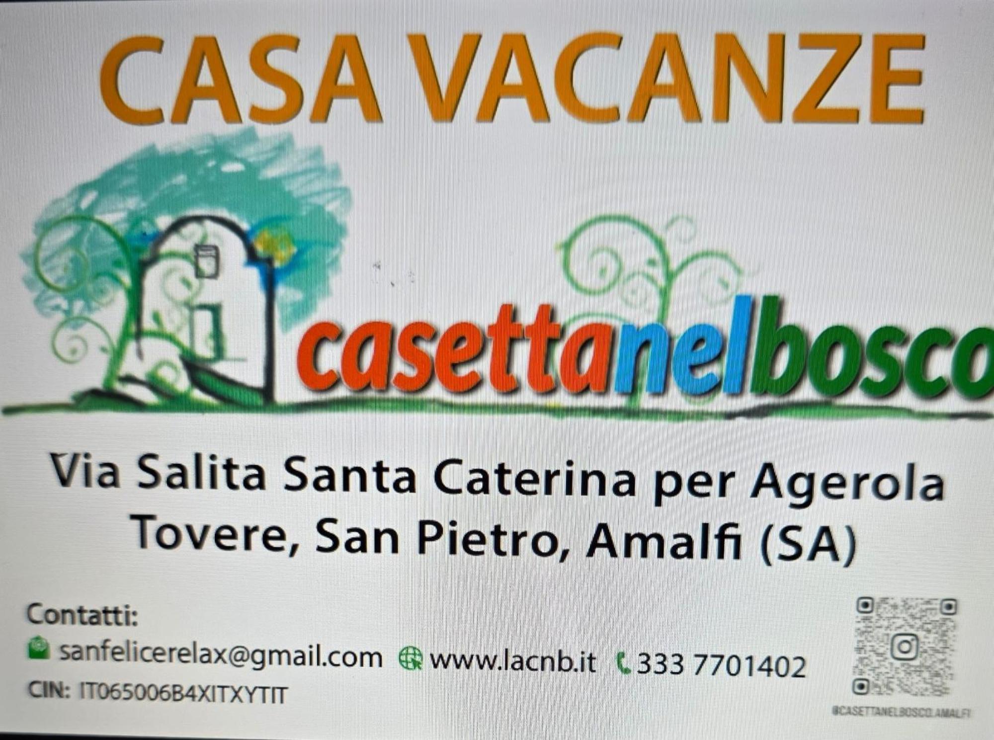 La Casetta Nel Bosco, Amalfi Zewnętrze zdjęcie